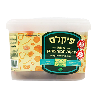 -pickles-sour-pickles-sourpckls-david-gluck--פיקלס-להנות-מכל-ביס-תמונת-מוצר-מיקס-ירקות-חמוץ-מתוק-מוסדי-למוסדות